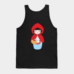 Kokeshi Little red riding hood Tank Top